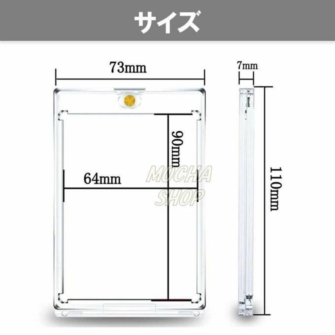 35PTマグネットローダー スタンド付き 10個セット トレカ ケース カードの画像5