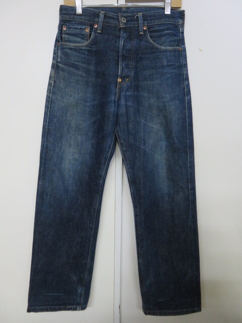 ☆LEVI'S リーバイス 702XX ビッグE セルビッチ デニムパンツ ジーンズ Lot702 シンチバック W29 刻印J22 日本製 インディゴ☆_画像9