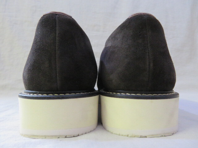 * обычная цена 28600 иен pedala Asicspedala Asics замша туфли без застежки комфорт обувь бизнес обувь темно-коричневый 26.5cm EEE*