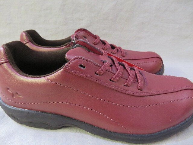 * unused tag attaching regular price 17600 jpy original leather MIZUNO Mizuno walking shoes comfort shoes 23.5cm 3E*