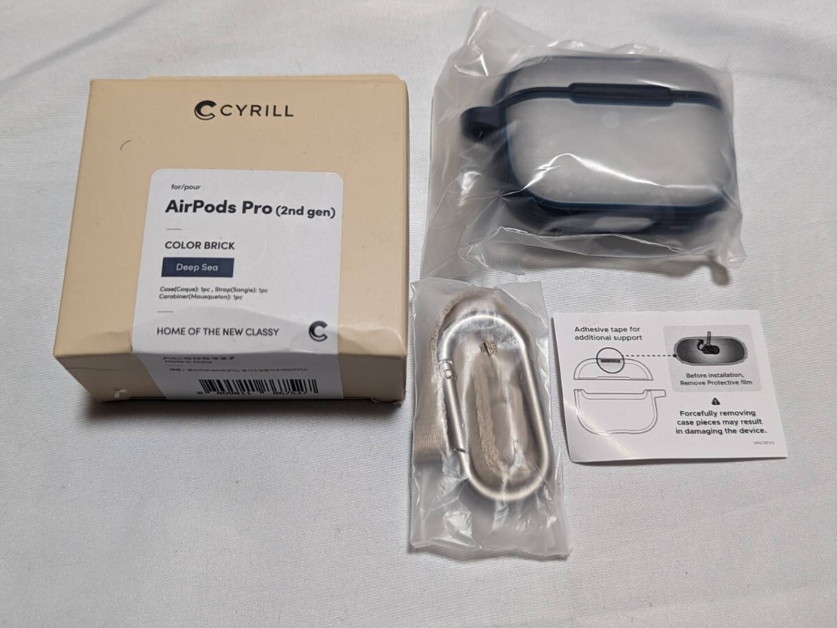 【CYRILL】 by Spigen シリル AirPods Pro 2 互換ケース MagSafe対応 Qi充電 ワイヤレス充電 耐久性 airpods pro 第2世代 ケース_画像2