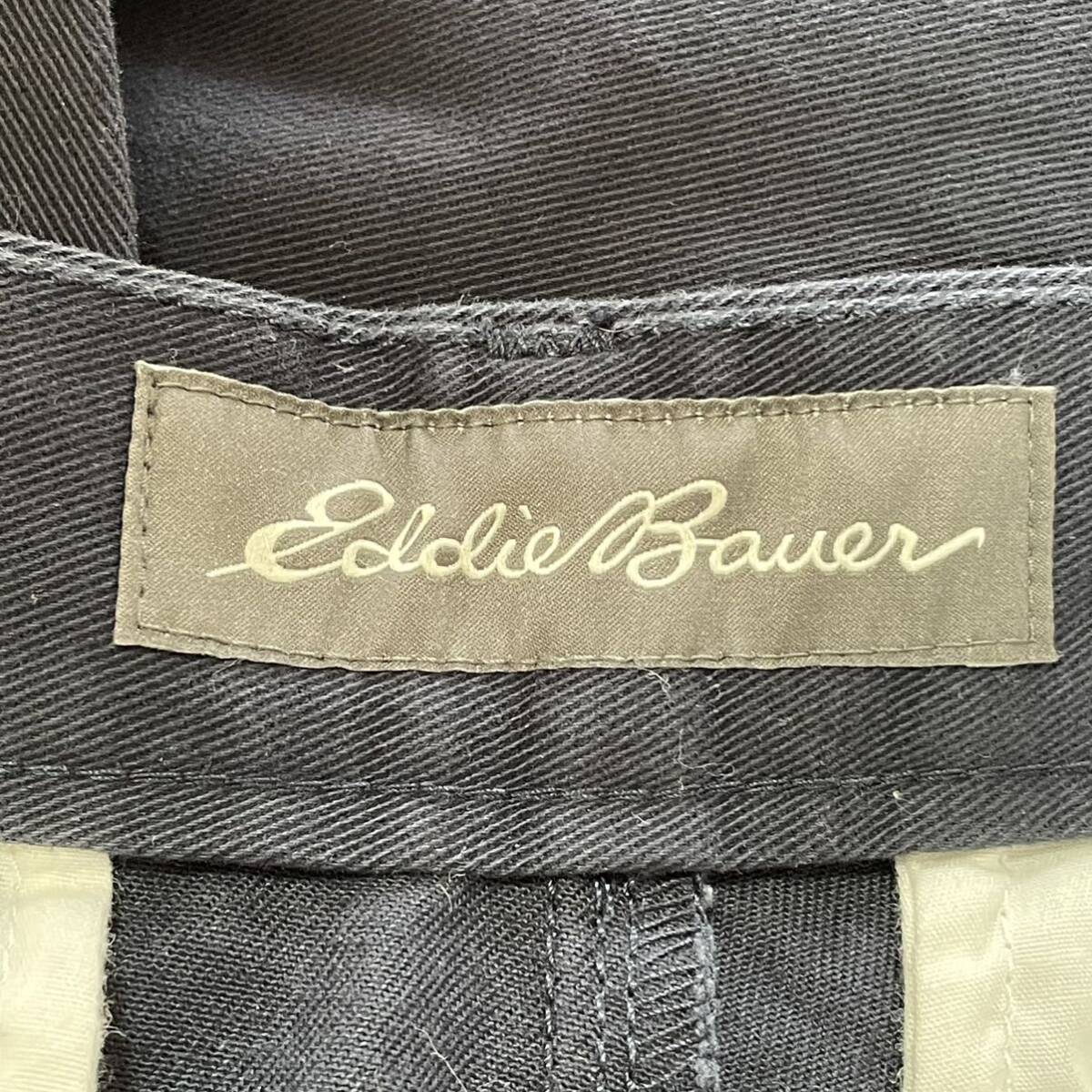 シンプル◎★Eddie Bauer エディー バウアー★チノ パン ストレート カラー パンツ カジュアル シンプル ボトムス メンズ ネイビー 32/206_画像6