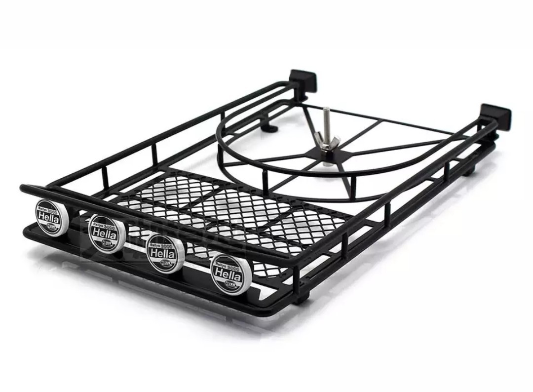 crawler new model spare tire rack holder roof carrier roof rack SCX10 Ⅱ Ⅲ TRX4 D110 other HB313 324 334mm other 260X150 height 25~35mm