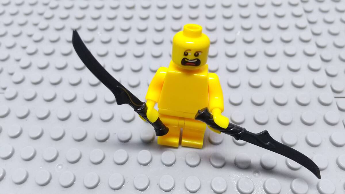 アサシンブレード LEGO互換 双剣 匿名配送 レゴ武器 ２本 インテリア モンハン 短剣 忍者 FF ミラージュダガー 送料無料の画像3