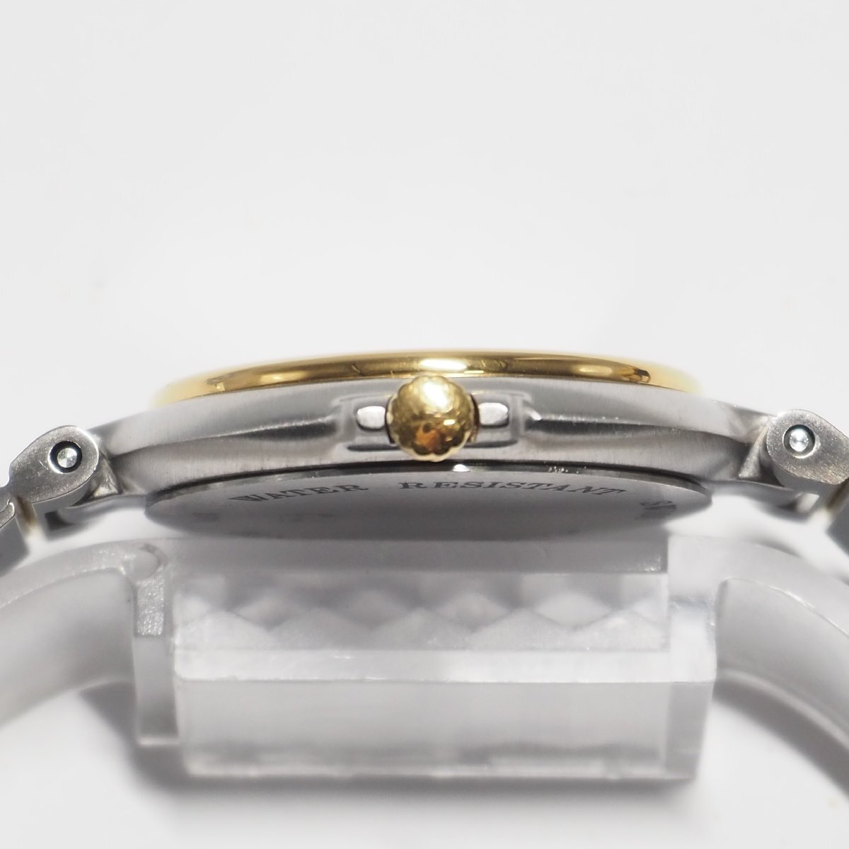  Dunhill Dunhill 12P diamond мужской кварц наручные часы Gold + серебряный комбинированный C371 б/у 