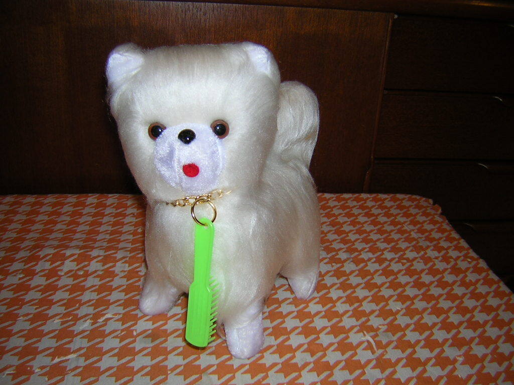 ⑬ Showa Retro small ... pretty . repairs one Chan soft toy unused goods dog retro pop search . mountain ...