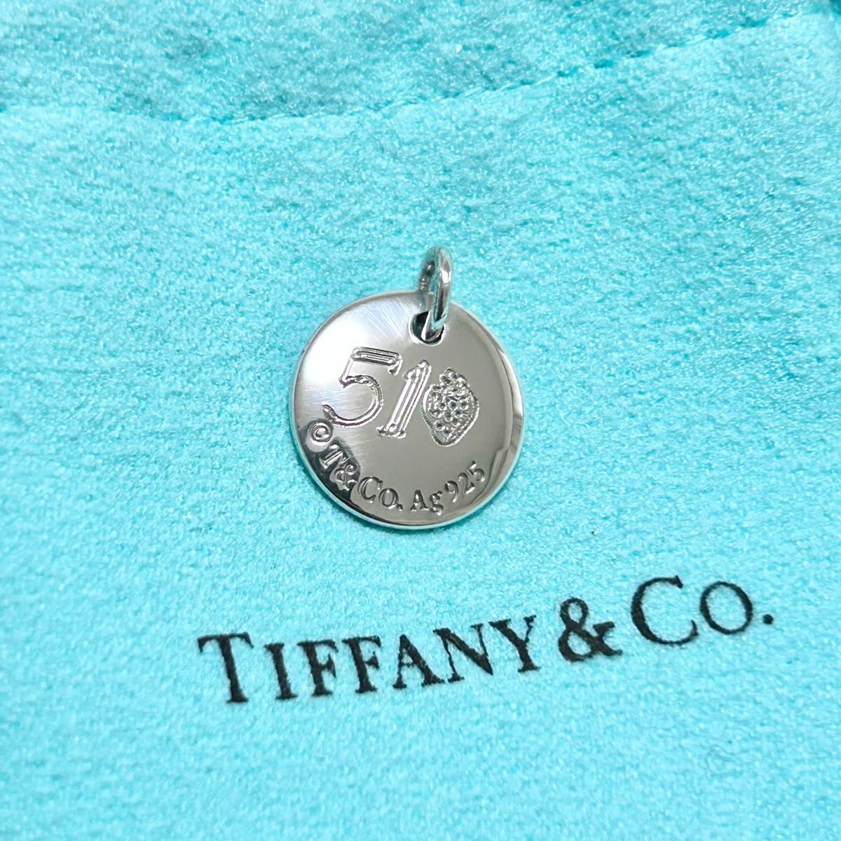 ティファニー TIFFANY&Co. ノーツ レター アルファベット イニシャル Y ディスク ネックレス AG925 美品