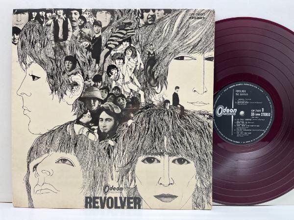 【初回 OP-7600規格】赤盤 厚手マット 美ジャケット!! THE BEATLES ビートルズ Revolver リボルバー ('66 Odeon) 国内盤 LPの画像1