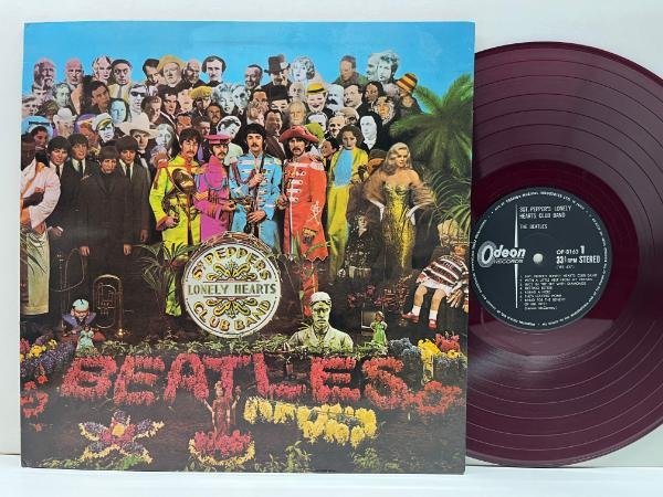 良好!!【初回 OP-8163規格】赤盤 GFペラジャケ THE BEATLES ビートルズ Sgt. Pepper's サージェント・ペパーズ・ロンリー ('67 Odeon) 国内_画像1