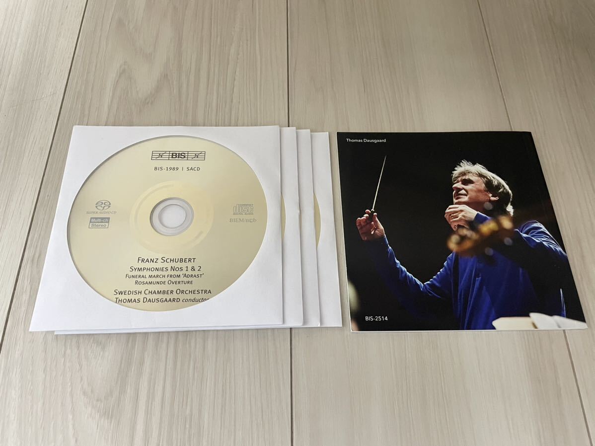 スリーブケース仕様 4枚組 Schubert / Swedish Chamber Orchestra / Symphonies SACD FRANZ SCHUBERT BIS-2514 JAN 7318599925141 CLASSICの画像3