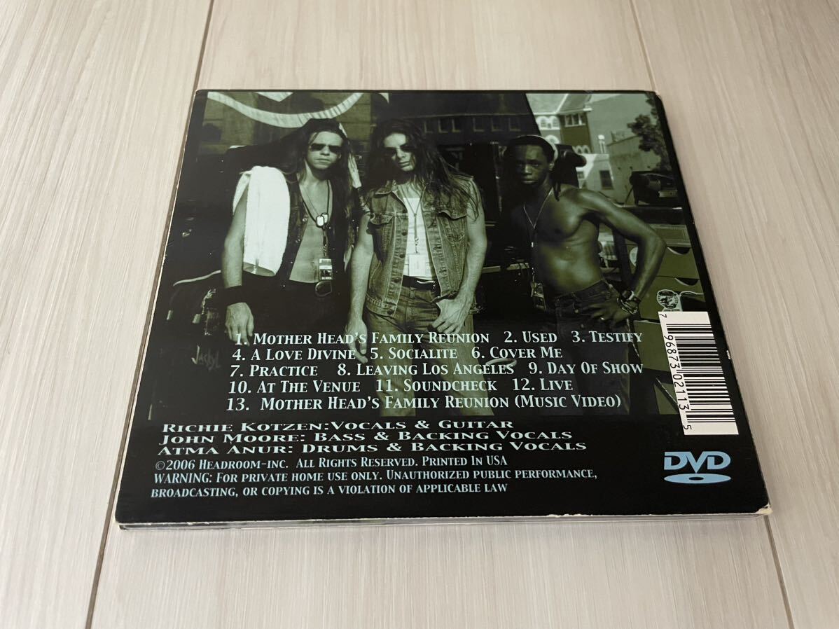 デジパック仕様 Richie Kotzen Mother Head's Family Reunion DVD リッチー・コッツェン Headroom-Inc D001 POISON ポイズン HR/HMの画像3