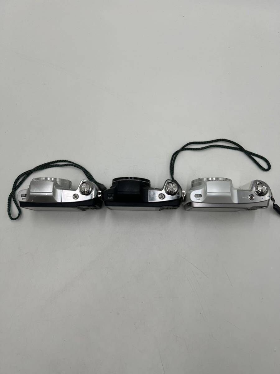 ○ OLYMPUS オリンパス SZ-16 コンパクトデジタルカメラ ライトグレー ブラック ホワイト 3点セット セット_画像3