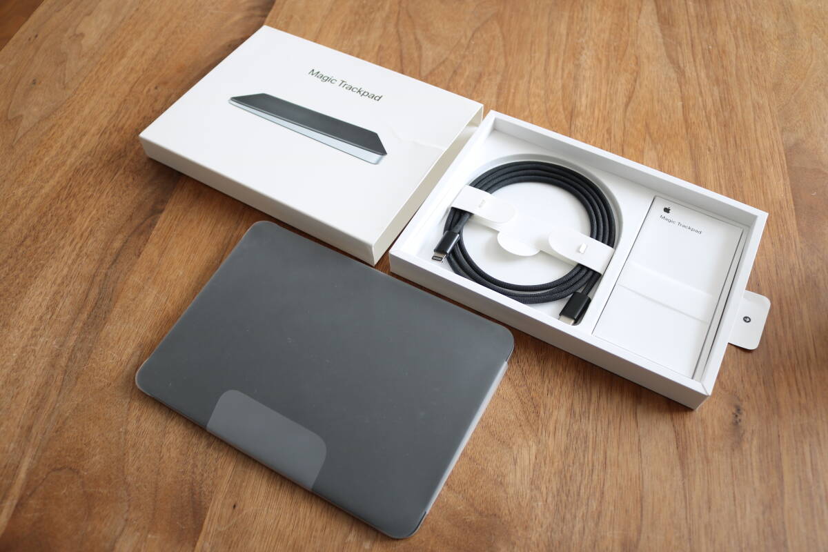 [程度良好/現行モデル] Apple Magic Trackpad 3（Multi-Touch対応）Black Wireless Model A1535 MMMP3ZA/A ブラック トラックパッド 3