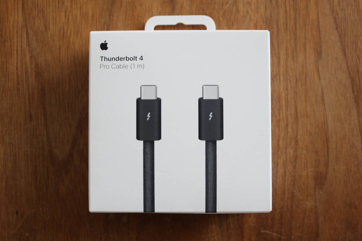 [新品未開封/現行品] Apple純正 Thunderbolt 4 Proケーブル 1m / サンダーボルト 4 プロケーブルの画像1