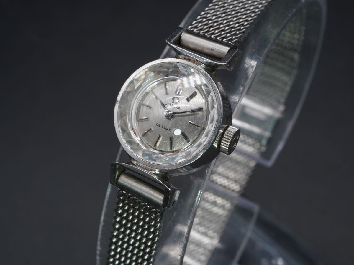 【1208】OMEGA オメガ デビル レディース 手巻き 腕時計 時計 ウォッチ 稼動品 TIAの画像1