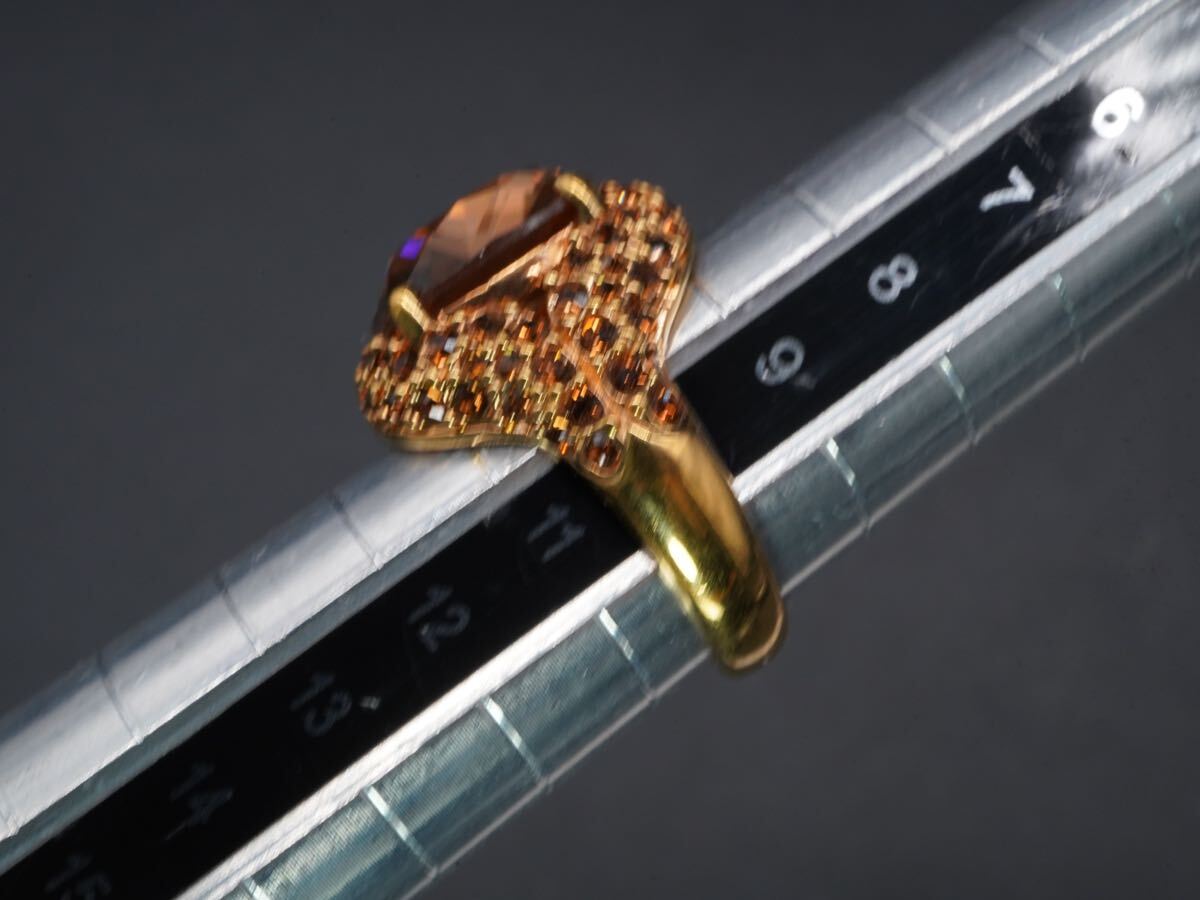 【1416】10号 SWAROVSKI スワロフスキー リング 指輪 アクセサリー TIA_画像7