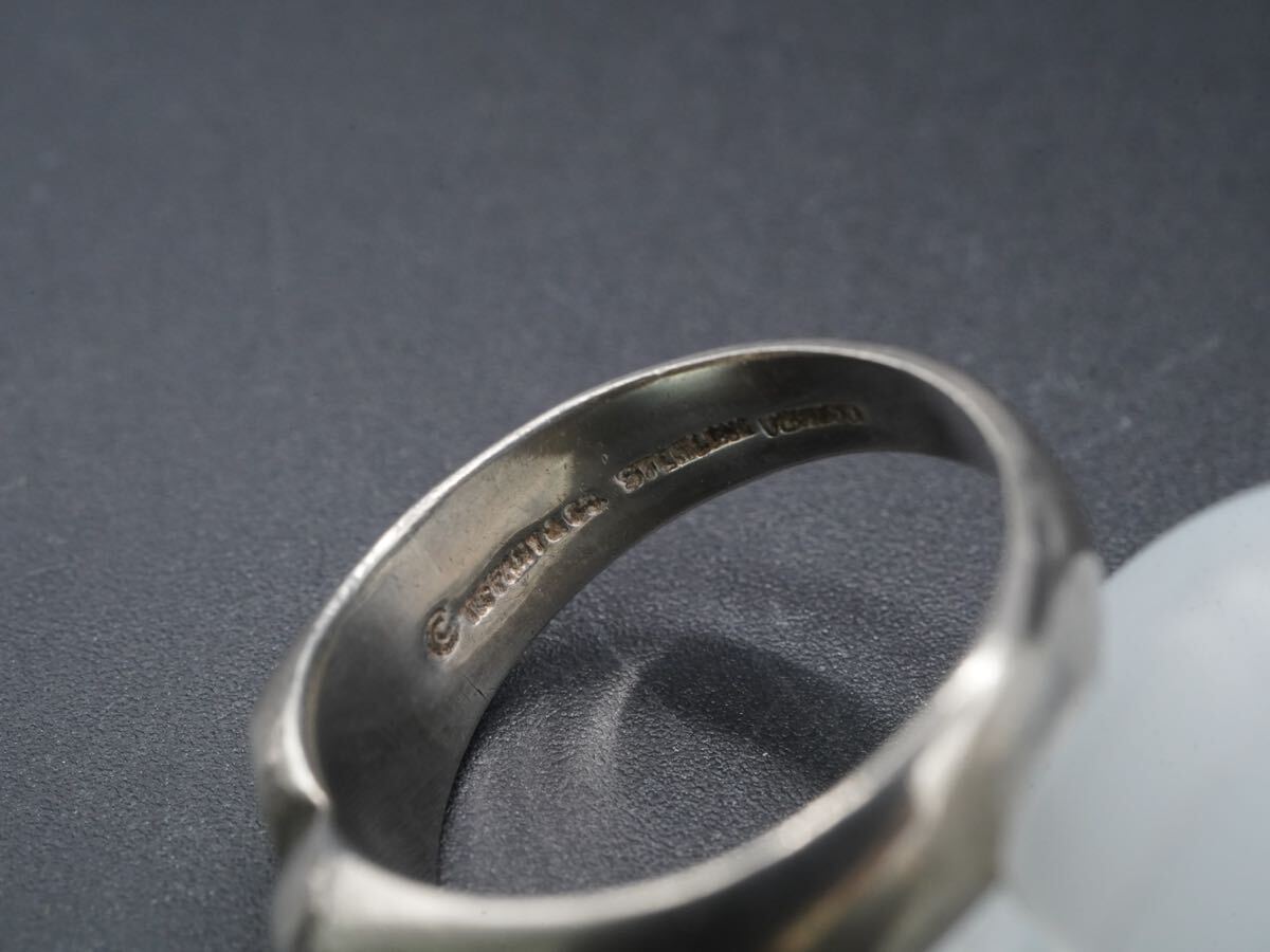 【1521】13号 Tiffany&co ティファニー SILVER シルバー リング 指輪 アクセサリー TIAの画像6