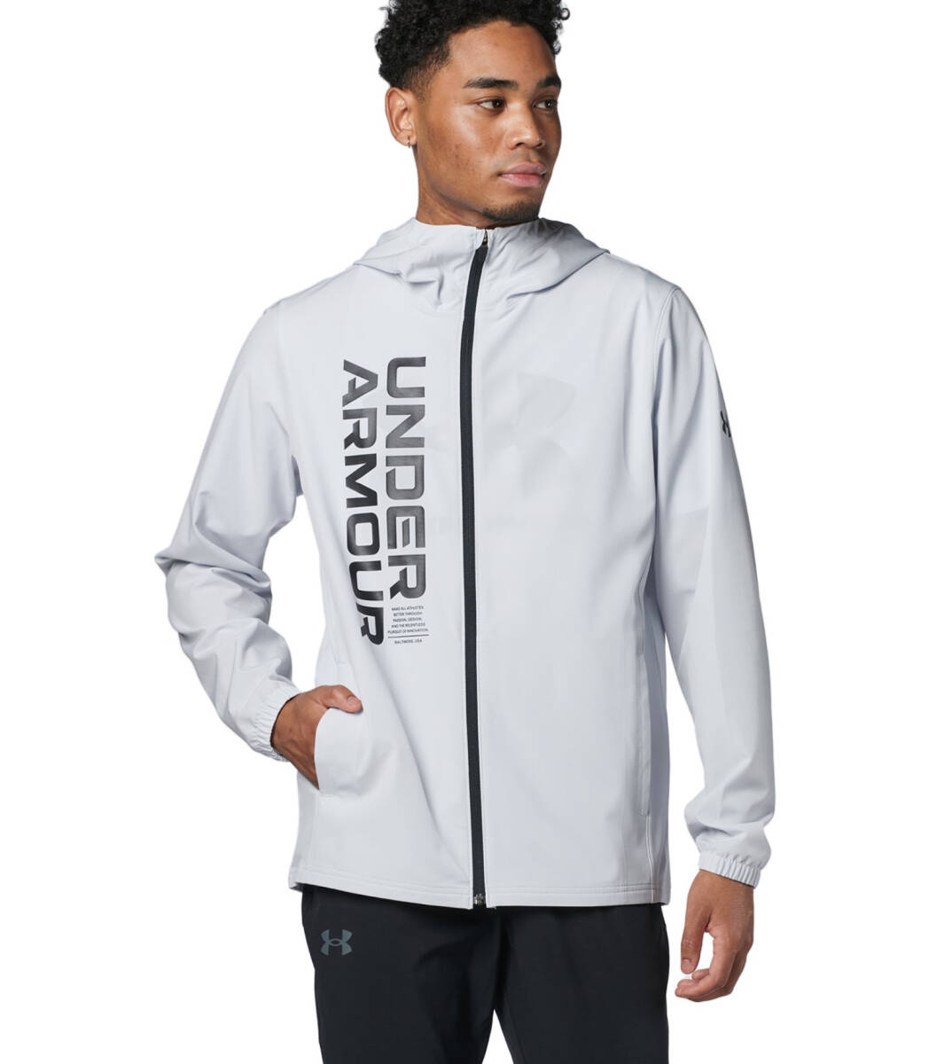 UNDER ARMOUR■アンダーアーマー〔L〕UAストーム ウィンドジャケット パンツ 上下セット 軽量・撥水 24'春モデル 正規品の画像2