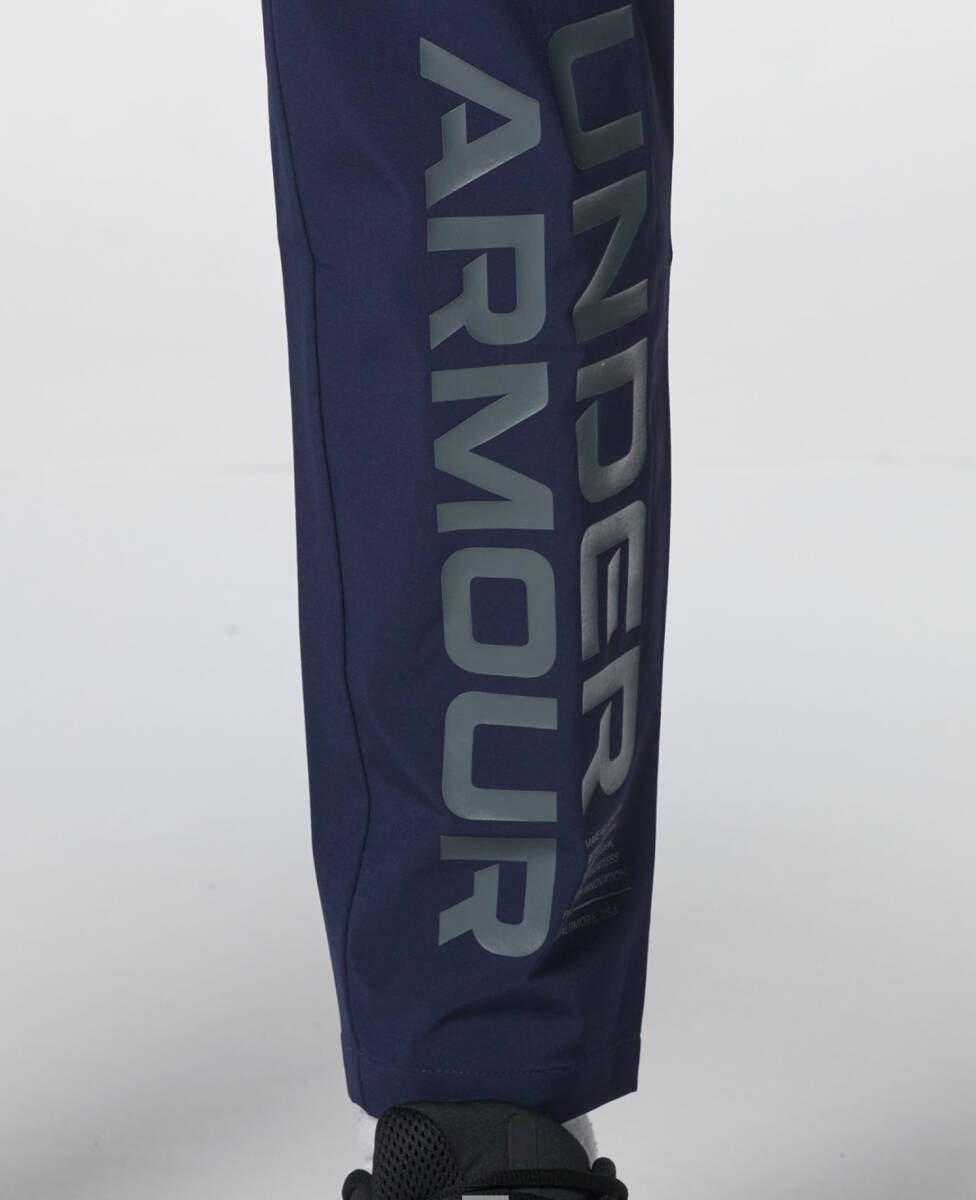 UNDER ARMOUR■アンダーアーマー〔XL〕UAストーム ウィンドジャケット パンツ 上下セット 軽量・撥水 ネイビー 紺色 24'春モデル 正規品の画像8