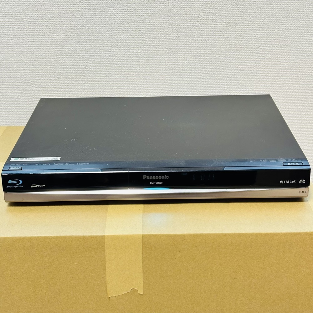 通電確認 Panasonic DMR-BR500 BDレコーダー 2008年製 ジャンク・現状品にて_画像1