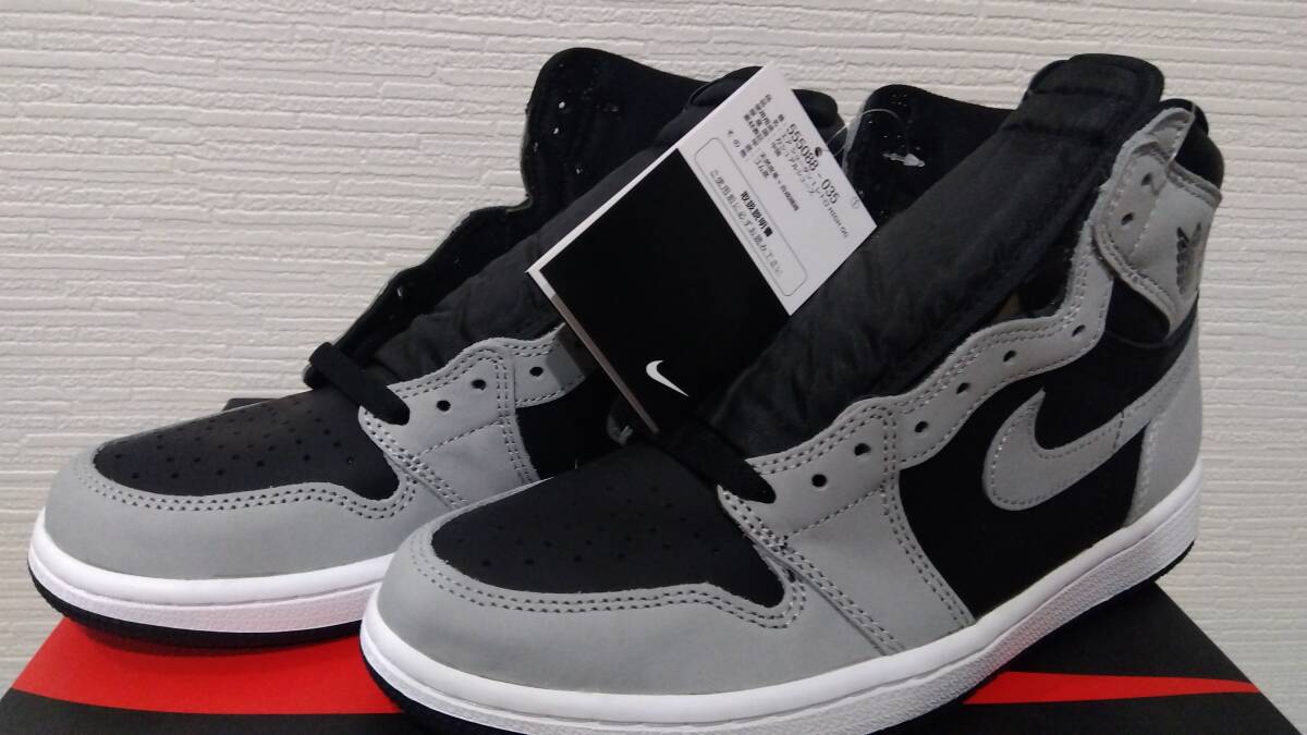 ナイキ　NIKE　エアジョーダン1　Air Jordan 1 Retro High OG　SHADOW2.0　26.0cm US8　555088-035　未使用_画像2