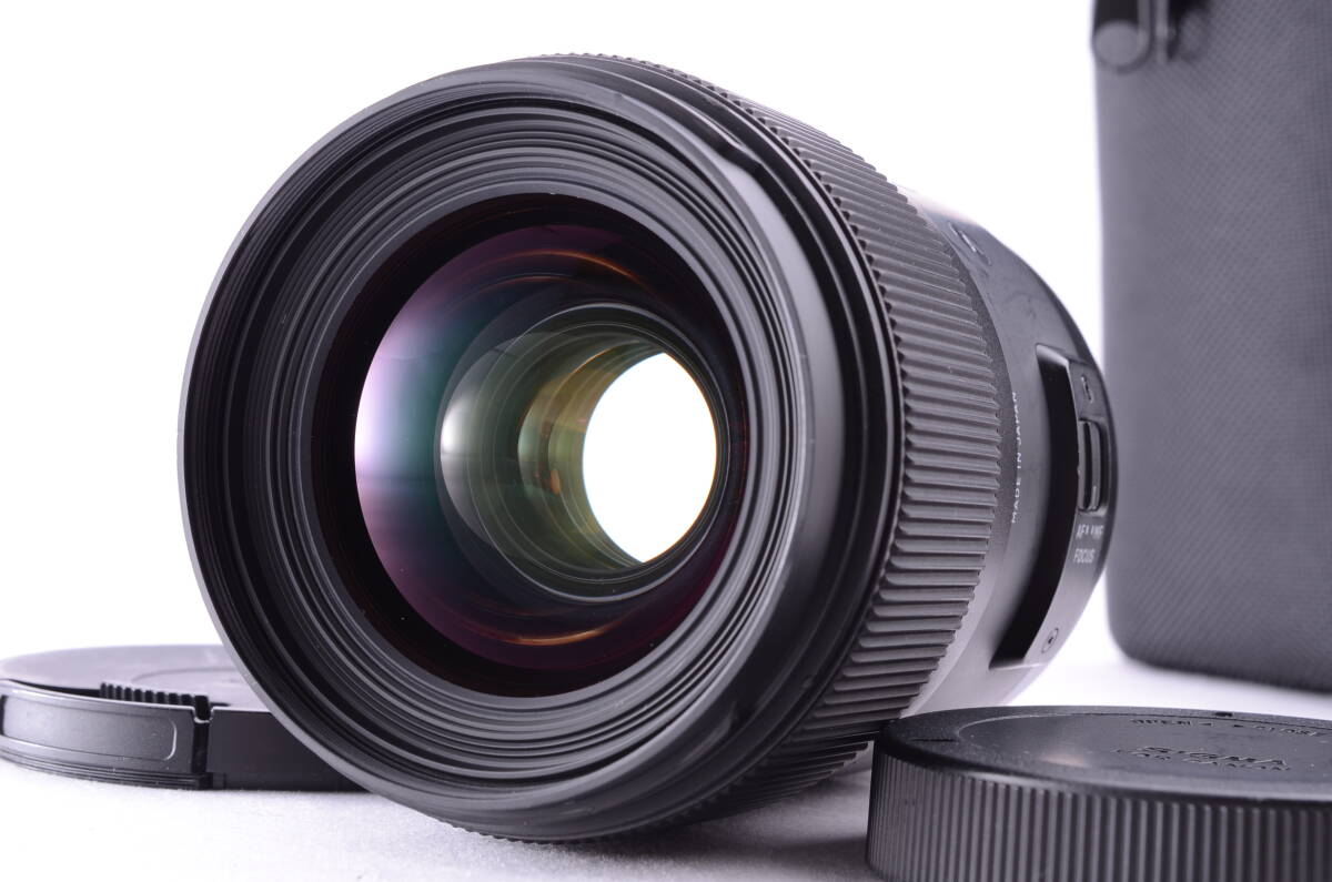 [美品] SIGMA DG Art 35mm f/1.4 HSM AF Prime Lens for Canon EF DSLR Camera シグマ 一眼レフ カメラ レンズ キャノン用 NL-00618_画像1