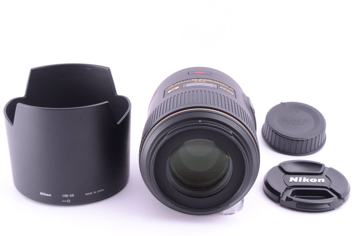 [新品同様] Nikon AF-S Micro 105mm f/2.8G VR IF-ED Macro Lens DSLR Camera ニコン 一眼レフ カメラ 単焦点 レンズ NL-00657_画像9