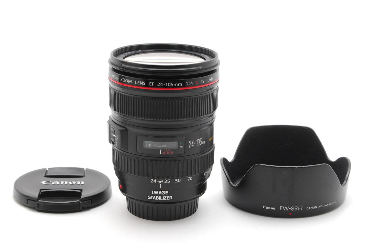 [美品] Canon EF 24-105mm f/4 L IS USM AF Standard Zoom Lens キャノン 一眼レフ カメラ ズーム レンズ NL-00403