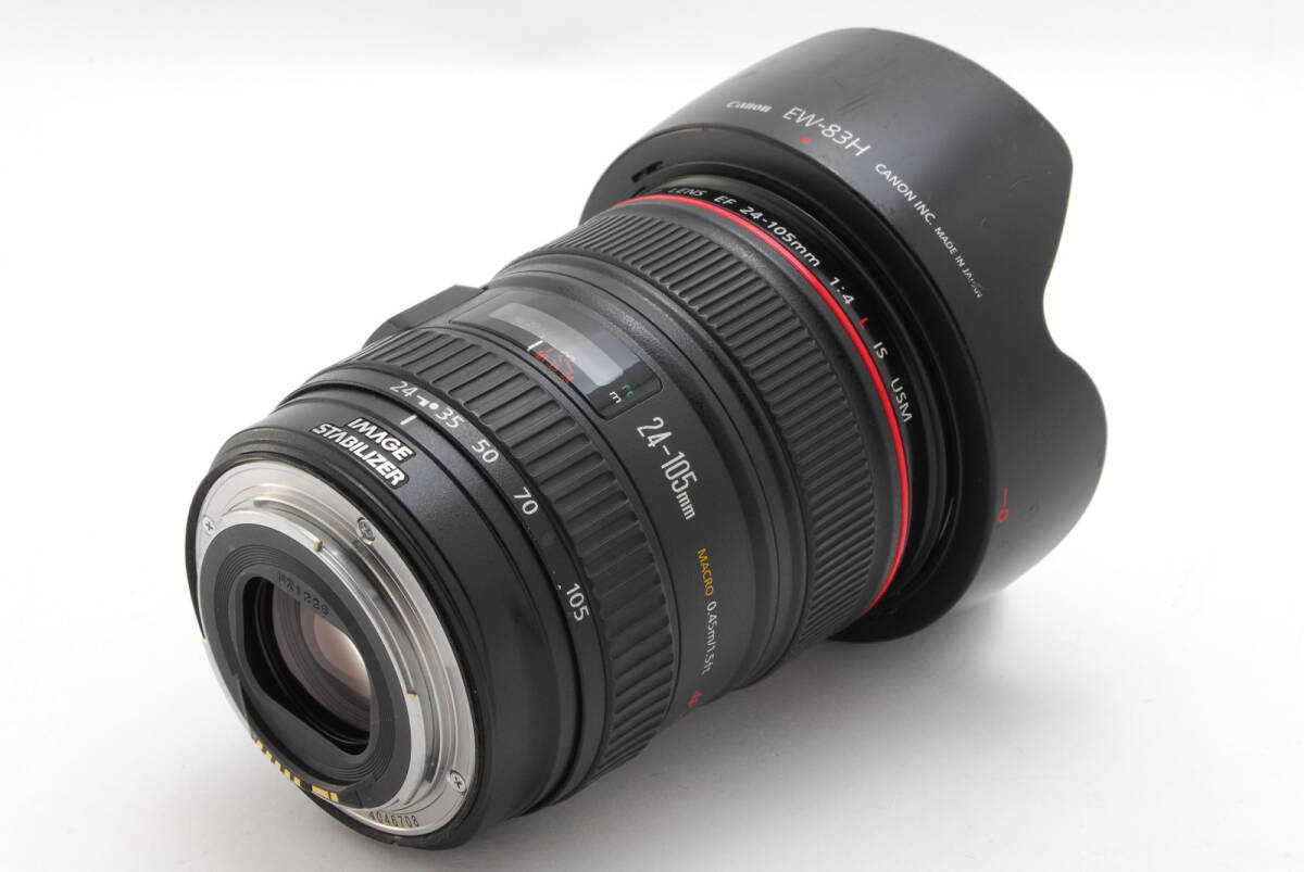 [美品] Canon EF 24-105mm f/4 L IS USM AF Standard Zoom Lens キャノン 一眼レフ カメラ ズーム レンズ NL-00403_画像2