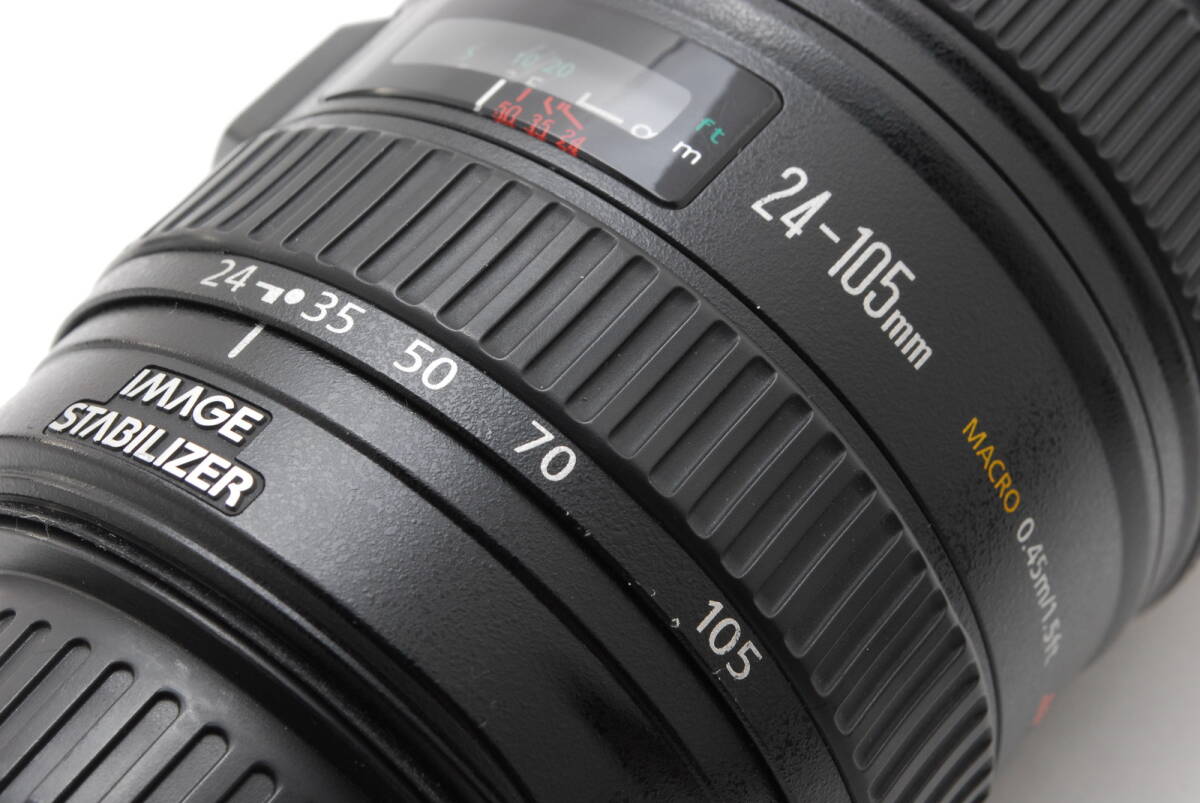 [美品] Canon EF 24-105mm f/4 L IS USM AF Standard Zoom Lens キャノン 一眼レフ カメラ ズーム レンズ NL-00403