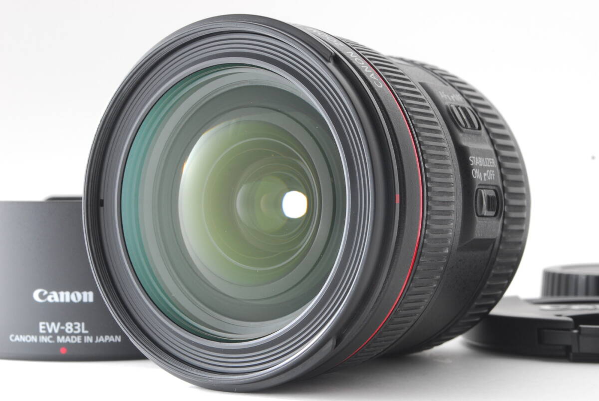 [極上美品] Canon EF 24-70mm f/4 L IS USM AF Zoom Lens DSLR Camera キャノン 一眼レフ カメラ ズーム レンズ NL-00580_画像1