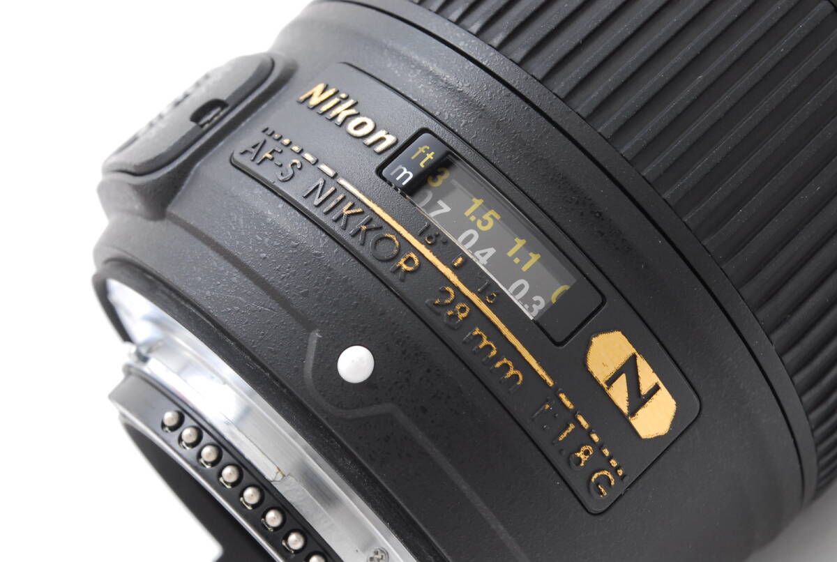 [美品] Nikon AF-S 28mm f/1.8 G Prime Lens in Box F mount DSLR ニコン 一眼レフ カメラ 単焦点 レンズ NL-00457_画像10
