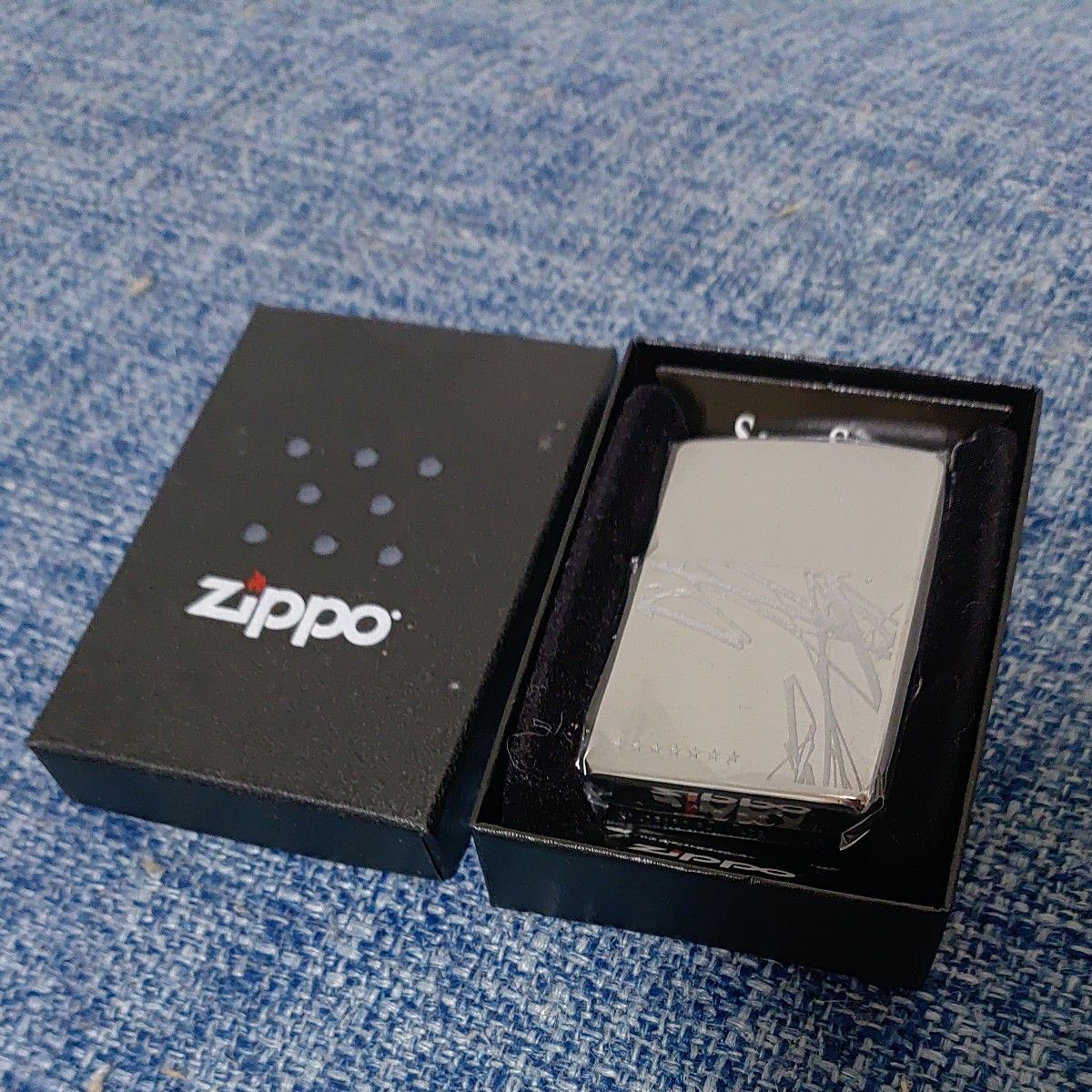 セブンスター　ZIPPO　D　ランク　ジッポ  オイルライター Zippo シルバー 七つ星　Seven Stars　USA 