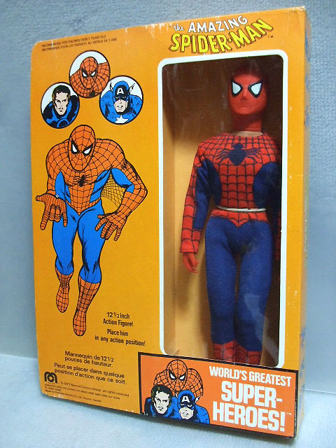 ビンテージ メゴ社 MEGO 1977年 12インチ スパイダーマン アクションフィギュア 12” AMAZING SPIDER-MAN レトロ マーベル アベンジャーズ_1977年 MEGO社製 12” スパイダーマンです