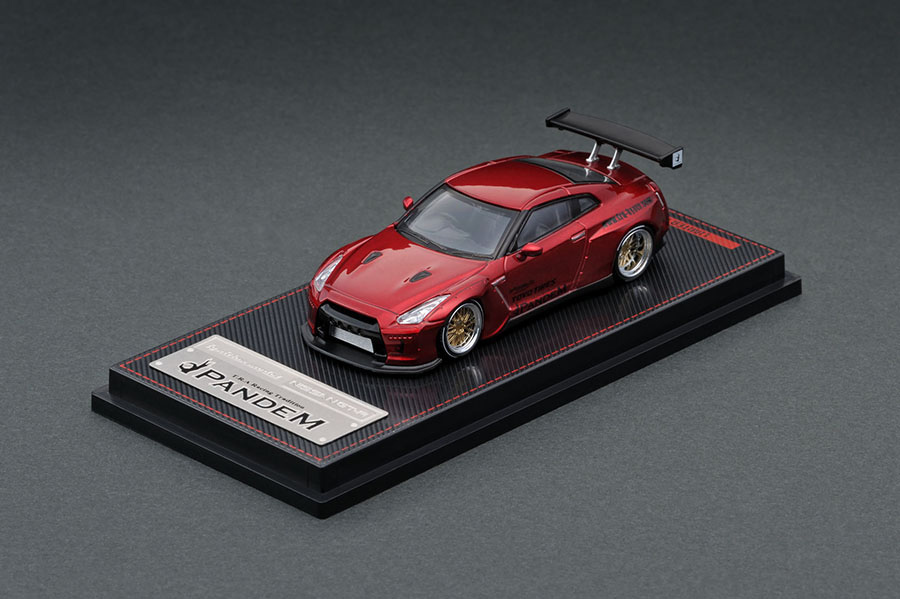 ★1/64 PANDEM R35 GT-R Red Metallic IG1746 イグニッションモデルの画像1