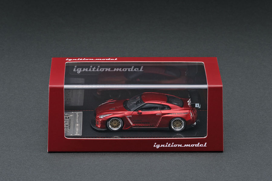 ★1/64 PANDEM R35 GT-R Red Metallic IG1746 イグニッションモデルの画像3