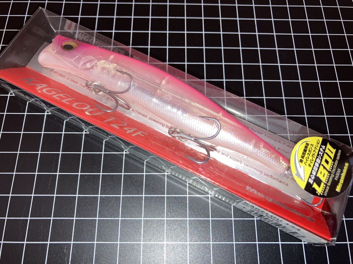 即決! 迅速発送◆新品◆メガバス カゲロウ 124F (GP ピンクバック)◆Megabass KAGELOU 124f◆シーバス◆送料120円～◆同封可_画像1