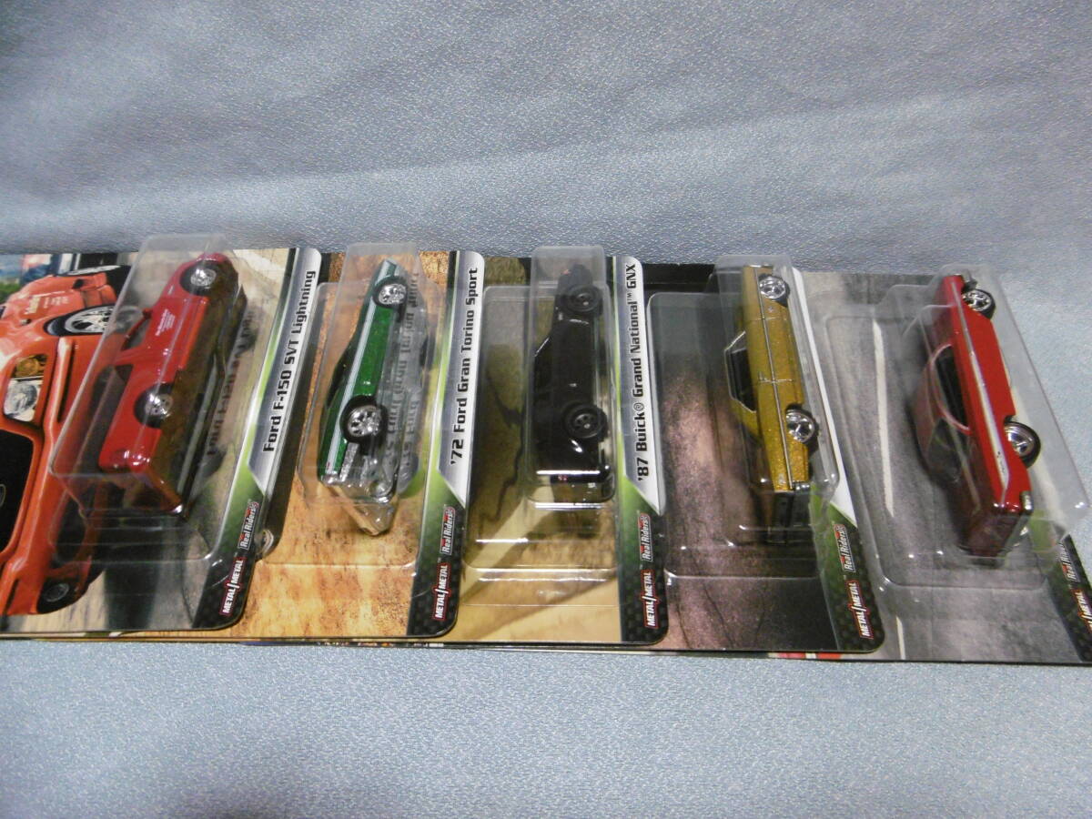 未開封未使用品 1/64 Hot WHeeLs PREMIUM FAST & FURIOUS MOTOR CITY MUSCLE 5台組 _画像8