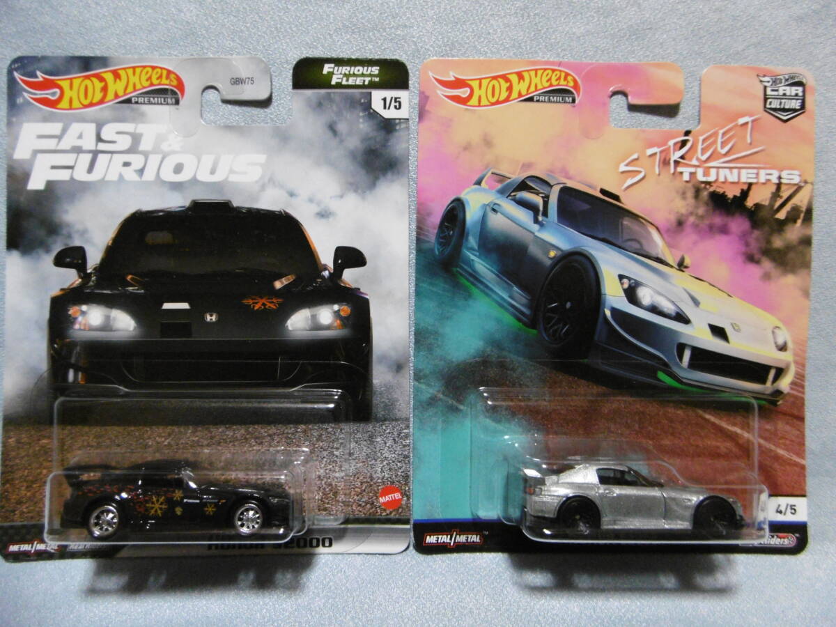 未開封未使用品 1/64 Hot WHeeLs PREMIUM HONDA S2000 2台組 _画像1