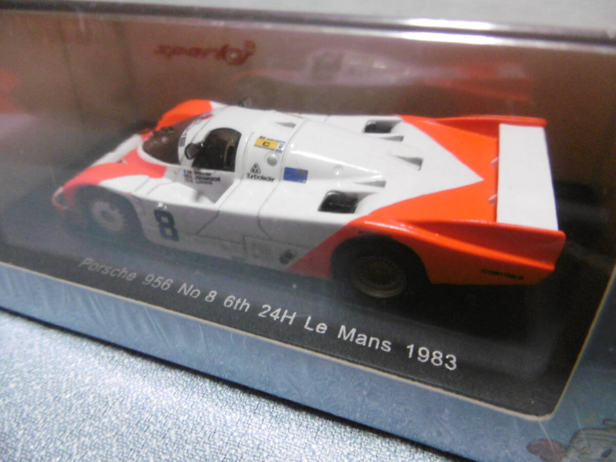 未開封新品 スパーク 1/64 Porsche 956 #8 6th 24H Le Mans 1983_画像3