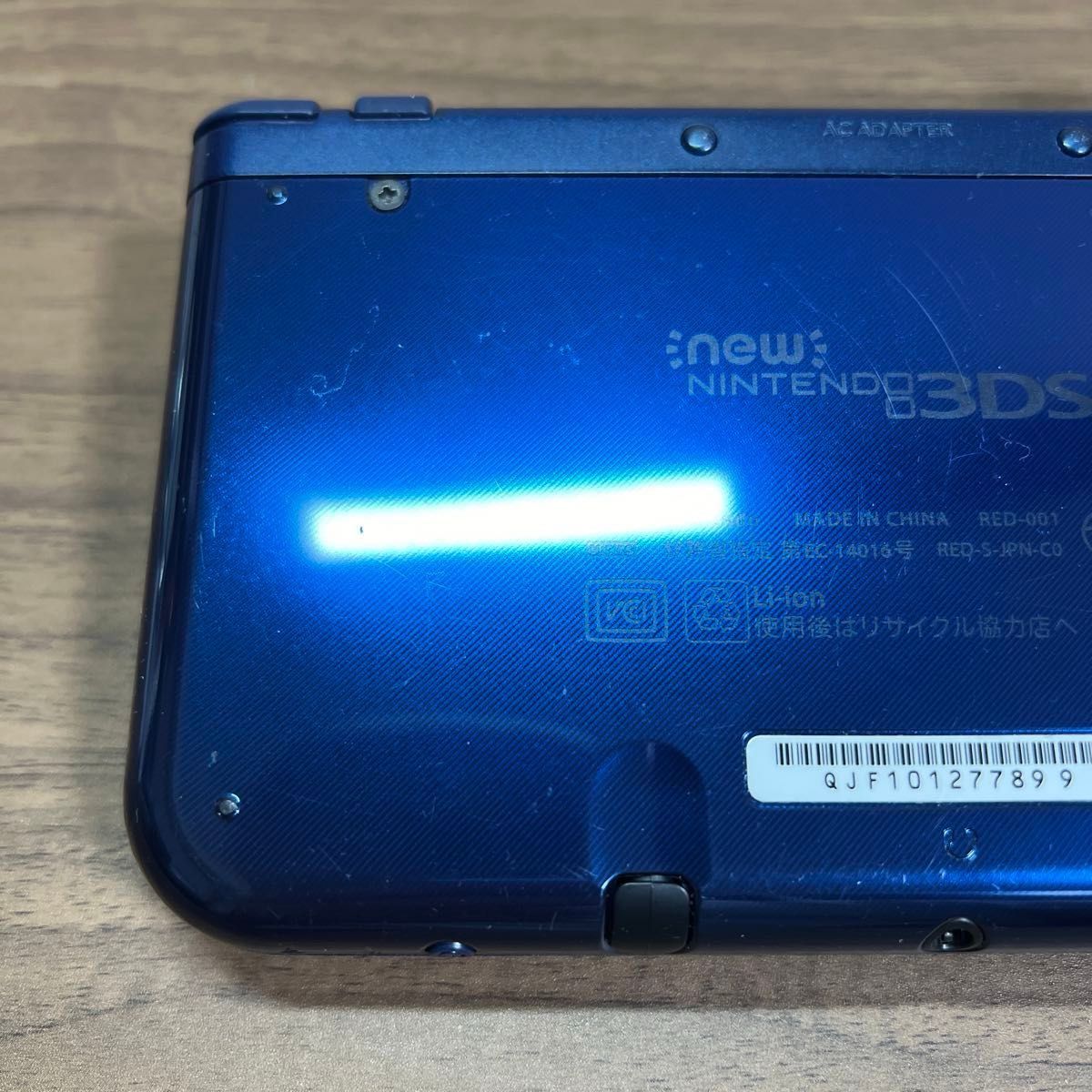 ★動作確認済★ New ニンテンドー 3DSLL メタリックブルー USB充電ケーブル付