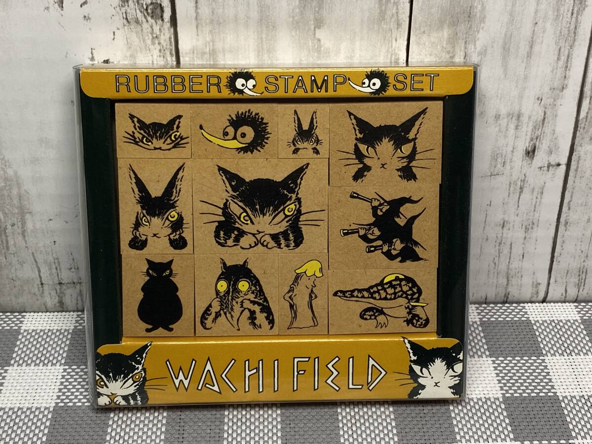 わちふぃーるど ラバースタンプセット Wachifield ダヤン ハンコ 猫 ネコ ファンシー 文具 雑貨_画像4