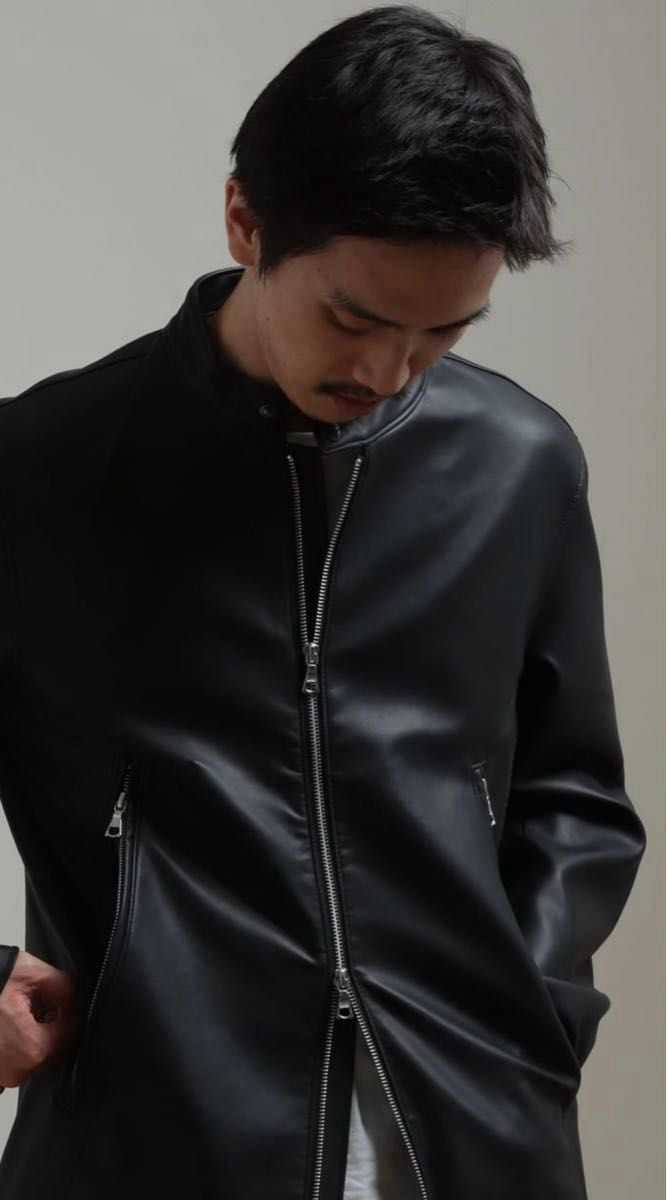 ビームスハート BEAMS HEART フェイクレザー シングルライダース ビームスハート BEAMS HEART フェイクレザー シングルライダース