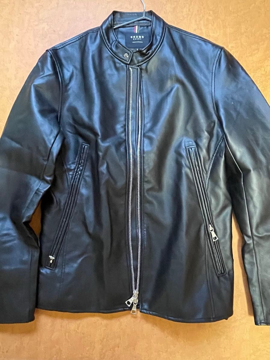 ビームスハート BEAMS HEART フェイクレザー シングルライダース ビームスハート BEAMS HEART フェイクレザー シングルライダース