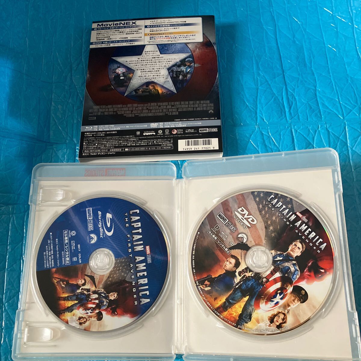 キャプテンアメリカ/ザファーストアベンジャー ウィンターソルジャー　ciyil war 3本セット　Blu-ray+DVD_画像3