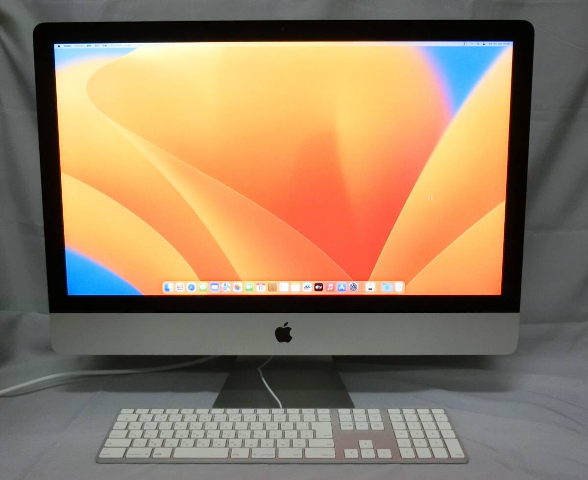 ●○iMac Retina 5K 27inch 2017/i7-7700K 4.2G/メモリ16G/512GB SSD/Radeon Pro 580/MNEA2J/A○●_画像1