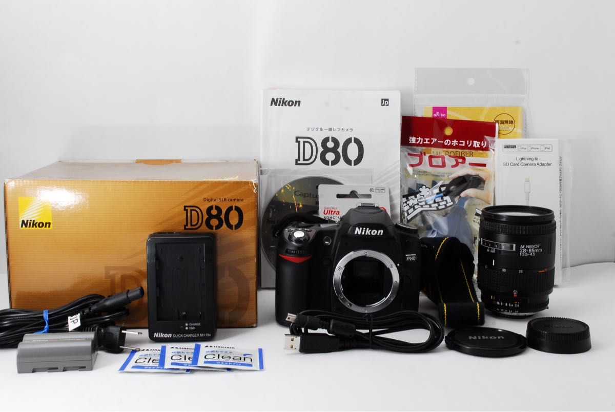 美品 ショット極少 Nikon D80 高性能デジタル一眼レフカメラ 美品 ショット極少 Nikon D80 高性能デジタル一眼レフカメラ