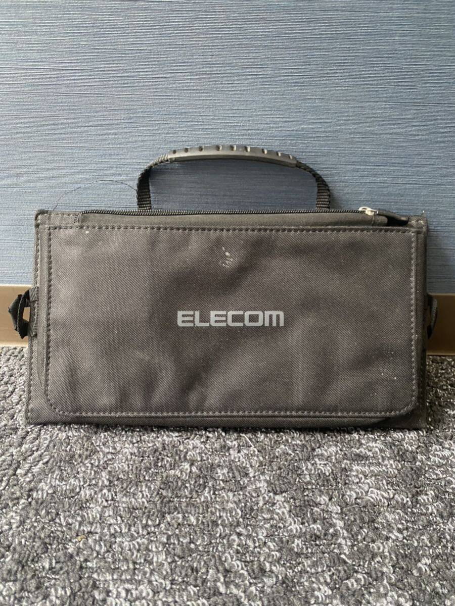 【エレコム 21W モバイルソーラー充電器 MPA-S01BK】ブラック モバイルバッテリー　ELECOM ソーラー　_画像1