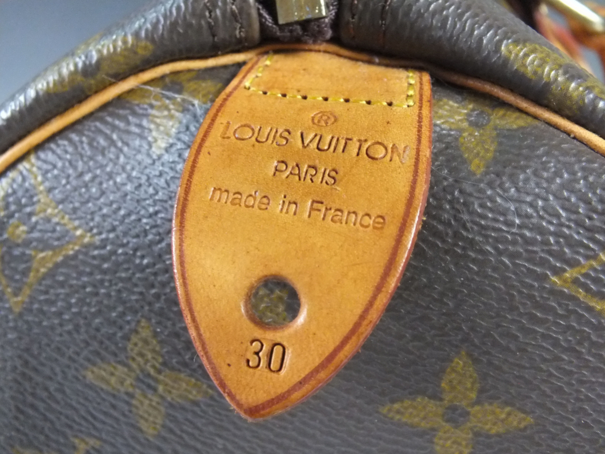 【KJ】LOUIS VUITTON/ルイヴィトン モノグラム スピーディ30 ハンドバッグ ミニボストンバッグ_画像9