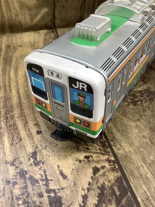 B1a イチコー製 ブリキのおもちゃ JR 電車 ブリキ 乗り物 おもちゃ 22.5㎝ ヴィンテージ 現状品_画像2